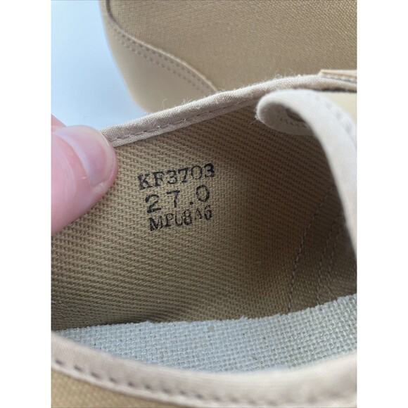 NEW Asahi Running Master Instep Twirler Dance Shoes Canvas, Tan, US 10 -Jpn 27EE - Picture 7 of 8